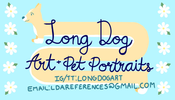 Long Dog Art & Pet Portraits
