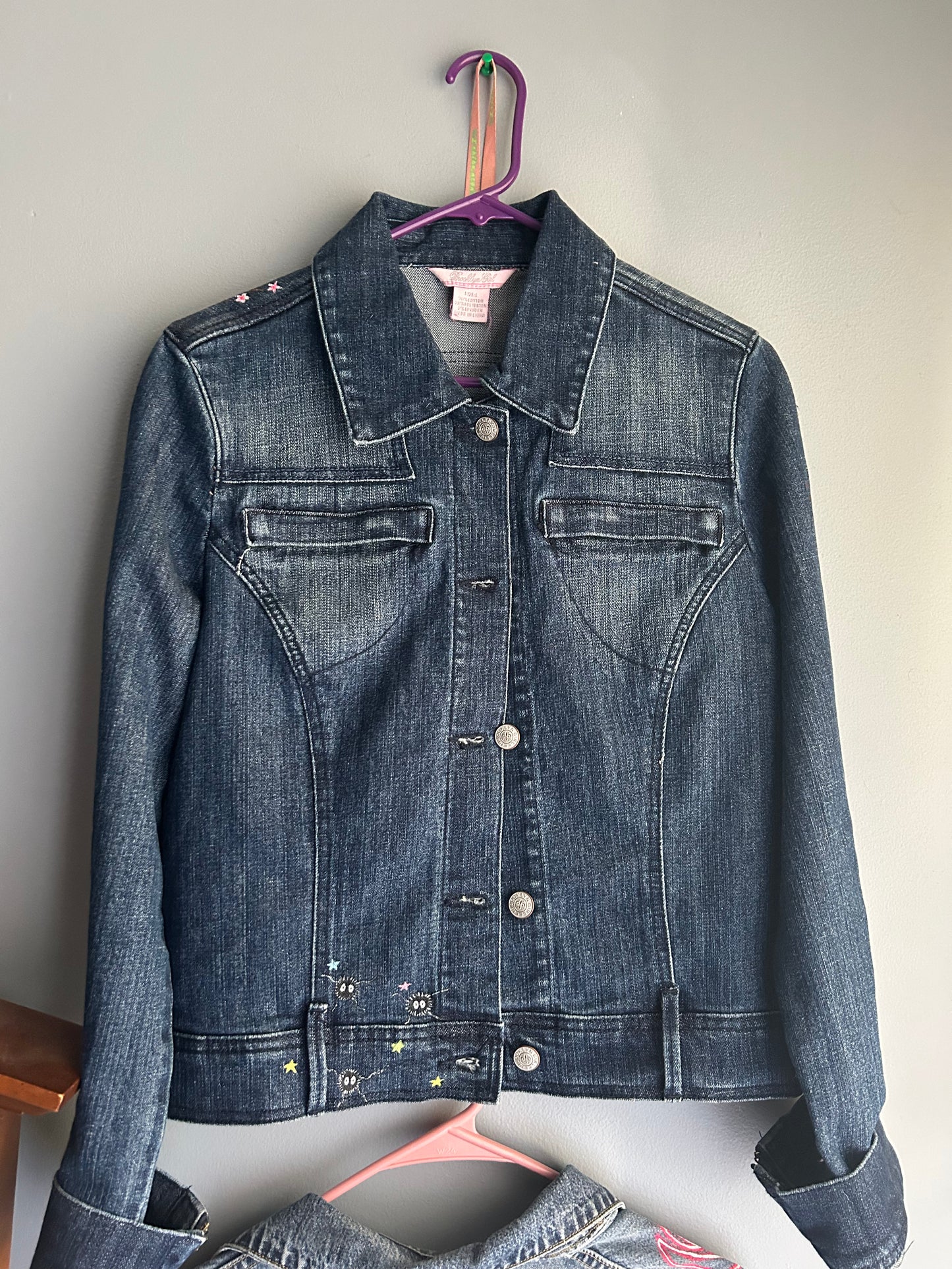 Hand-painted Studio Ghibli Denim Jacket